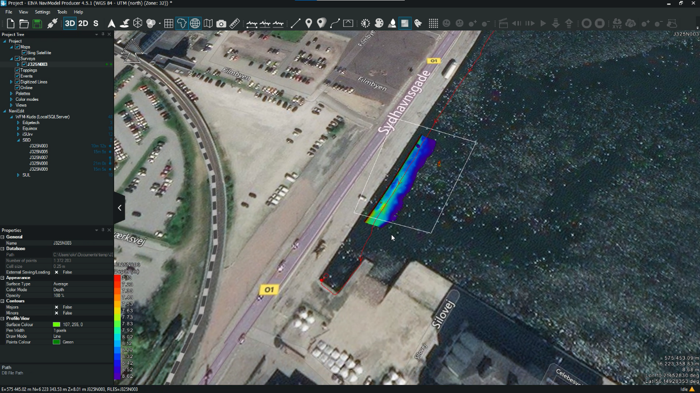DTM import navimodel